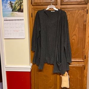 Old Navy Open Front Hooded Cardigan